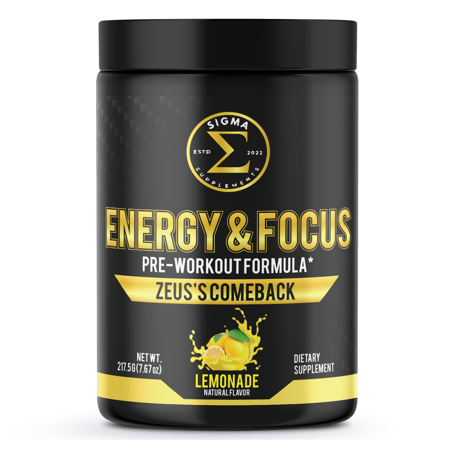 Zeus Comeback Lemonade- Pre Workout